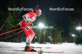 14.02.2024, Nove Mesto na Morave, Czechia (CZE): Christian Gow (CAN) - IBU World Championships Biathlon, individual men, Nove Mesto na Morave (CZE). www.nordicfocus.com. © Thibaut/NordicFocus. Every downloaded picture is fee-liable.