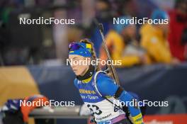 13.02.2024, Nove Mesto na Morave, Czechia (CZE): Khrystyna Dmytrenko (UKR) - IBU World Championships Biathlon, individual women, Nove Mesto na Morave (CZE). www.nordicfocus.com. © Thibaut/NordicFocus. Every downloaded picture is fee-liable.