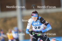 18.02.2024, Nove Mesto na Morave, Czechia (CZE): Tuuli Tomingas (EST) - IBU World Championships Biathlon, mass women, Nove Mesto na Morave (CZE). www.nordicfocus.com. © Thibaut/NordicFocus. Every downloaded picture is fee-liable.