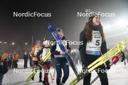 07.02.2024, Nove Mesto na Morave, Czechia (CZE): Lou Jeanmonnot (FRA) - IBU World Championships Biathlon, medals, Nove Mesto na Morave (CZE). www.nordicfocus.com. © Thibaut/NordicFocus. Every downloaded picture is fee-liable.