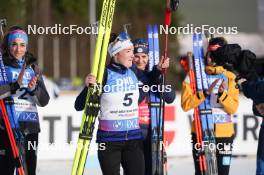 18.02.2024, Nove Mesto na Morave, Czechia (CZE): Lou Jeanmonnot (FRA) - IBU World Championships Biathlon, medals, Nove Mesto na Morave (CZE). www.nordicfocus.com. © Thibaut/NordicFocus. Every downloaded picture is fee-liable.