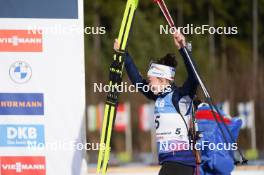 18.02.2024, Nove Mesto na Morave, Czechia (CZE): Lou Jeanmonnot (FRA) - IBU World Championships Biathlon, medals, Nove Mesto na Morave (CZE). www.nordicfocus.com. © Thibaut/NordicFocus. Every downloaded picture is fee-liable.