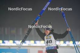 07.02.2024, Nove Mesto na Morave, Czechia (CZE): Sophie Chauveau (FRA) - IBU World Championships Biathlon, medals, Nove Mesto na Morave (CZE). www.nordicfocus.com. © Thibaut/NordicFocus. Every downloaded picture is fee-liable.