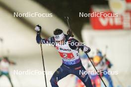 07.02.2024, Nove Mesto na Morave, Czechia (CZE): Eric Perrot (FRA) - IBU World Championships Biathlon, mixed relay, Nove Mesto na Morave (CZE). www.nordicfocus.com. © Thibaut/NordicFocus. Every downloaded picture is fee-liable.