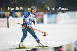 07.02.2024, Nove Mesto na Morave, Czechia (CZE): Chloe Levins (USA) - IBU World Championships Biathlon, mixed relay, Nove Mesto na Morave (CZE). www.nordicfocus.com. © Thibaut/NordicFocus. Every downloaded picture is fee-liable.