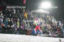 07.02.2024, Nove Mesto na Morave, Czechia (CZE): Niklas Hartweg (SUI) - IBU World Championships Biathlon, mixed relay, Nove Mesto na Morave (CZE). www.nordicfocus.com. © Thibaut/NordicFocus. Every downloaded picture is fee-liable.