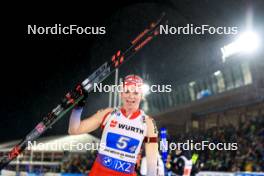 07.02.2024, Nove Mesto na Morave, Czechia (CZE): Amy Baserga (SUI) - IBU World Championships Biathlon, mixed relay, Nove Mesto na Morave (CZE). www.nordicfocus.com. © Manzoni/NordicFocus. Every downloaded picture is fee-liable.
