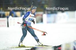 07.02.2024, Nove Mesto na Morave, Czechia (CZE): Chloe Levins (USA) - IBU World Championships Biathlon, mixed relay, Nove Mesto na Morave (CZE). www.nordicfocus.com. © Thibaut/NordicFocus. Every downloaded picture is fee-liable.