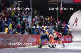 07.02.2024, Nove Mesto na Morave, Czechia (CZE): Martin Ponsiluoma (SWE) - IBU World Championships Biathlon, mixed relay, Nove Mesto na Morave (CZE). www.nordicfocus.com. © Thibaut/NordicFocus. Every downloaded picture is fee-liable.
