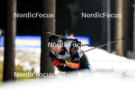 07.02.2024, Nove Mesto na Morave, Czechia (CZE): Justus Strelow (GER) - IBU World Championships Biathlon, mixed relay, Nove Mesto na Morave (CZE). www.nordicfocus.com. © Manzoni/NordicFocus. Every downloaded picture is fee-liable.