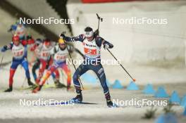 07.02.2024, Nove Mesto na Morave, Czechia (CZE): Eric Perrot (FRA) - IBU World Championships Biathlon, mixed relay, Nove Mesto na Morave (CZE). www.nordicfocus.com. © Thibaut/NordicFocus. Every downloaded picture is fee-liable.