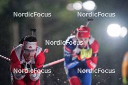 07.02.2024, Nove Mesto na Morave, Czechia (CZE): Christian Gow (CAN) - IBU World Championships Biathlon, mixed relay, Nove Mesto na Morave (CZE). www.nordicfocus.com. © Thibaut/NordicFocus. Every downloaded picture is fee-liable.
