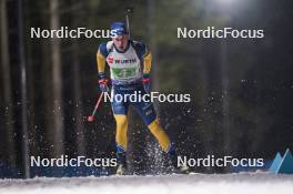 07.02.2024, Nove Mesto na Morave, Czechia (CZE): Martin Ponsiluoma (SWE) - IBU World Championships Biathlon, mixed relay, Nove Mesto na Morave (CZE). www.nordicfocus.com. © Thibaut/NordicFocus. Every downloaded picture is fee-liable.