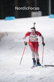07.02.2024, Nove Mesto na Morave, Czechia (CZE): Nadia Moser (CAN) - IBU World Championships Biathlon, mixed relay, Nove Mesto na Morave (CZE). www.nordicfocus.com. © Thibaut/NordicFocus. Every downloaded picture is fee-liable.