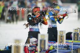 07.02.2024, Nove Mesto na Morave, Czechia (CZE): Vanessa Voigt (GER) - IBU World Championships Biathlon, mixed relay, Nove Mesto na Morave (CZE). www.nordicfocus.com. © Thibaut/NordicFocus. Every downloaded picture is fee-liable.