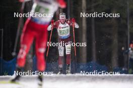07.02.2024, Nove Mesto na Morave, Czechia (CZE): Edgars Mise (LAT) - IBU World Championships Biathlon, mixed relay, Nove Mesto na Morave (CZE). www.nordicfocus.com. © Thibaut/NordicFocus. Every downloaded picture is fee-liable.