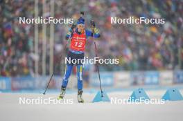 11.02.2024, Nove Mesto na Morave, Czechia (CZE): Khrystyna Dmytrenko (UKR) - IBU World Championships Biathlon, pursuit women, Nove Mesto na Morave (CZE). www.nordicfocus.com. © Thibaut/NordicFocus. Every downloaded picture is fee-liable.