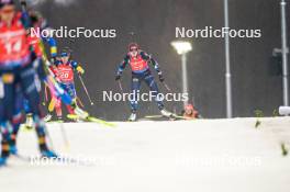 11.02.2024, Nove Mesto na Morave, Czechia (CZE): Anna Magnusson (SWE), Ida Lien (NOR), (l-r) - IBU World Championships Biathlon, pursuit women, Nove Mesto na Morave (CZE). www.nordicfocus.com. © Thibaut/NordicFocus. Every downloaded picture is fee-liable.