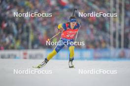 11.02.2024, Nove Mesto na Morave, Czechia (CZE): Anna Magnusson (SWE) - IBU World Championships Biathlon, pursuit women, Nove Mesto na Morave (CZE). www.nordicfocus.com. © Thibaut/NordicFocus. Every downloaded picture is fee-liable.