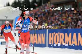 17.02.2024, Nove Mesto na Morave, Czechia (CZE): Emily Dickson (CAN) - IBU World Championships Biathlon, relay women, Nove Mesto na Morave (CZE). www.nordicfocus.com. © Manzoni/NordicFocus. Every downloaded picture is fee-liable.