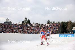 17.02.2024, Nove Mesto na Morave, Czechia (CZE): Emma Lunder (CAN) - IBU World Championships Biathlon, relay women, Nove Mesto na Morave (CZE). www.nordicfocus.com. © Manzoni/NordicFocus. Every downloaded picture is fee-liable.