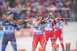 17.02.2024, Nove Mesto na Morave, Czechia (CZE): Khrystyna Dmytrenko (UKR) - IBU World Championships Biathlon, relay women, Nove Mesto na Morave (CZE). www.nordicfocus.com. © Thibaut/NordicFocus. Every downloaded picture is fee-liable.