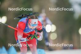 17.02.2024, Nove Mesto na Morave, Czechia (CZE): Nadia Moser (CAN) - IBU World Championships Biathlon, relay women, Nove Mesto na Morave (CZE). www.nordicfocus.com. © Thibaut/NordicFocus. Every downloaded picture is fee-liable.
