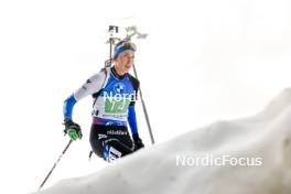 17.02.2024, Nove Mesto na Morave, Czechia (CZE): Tuuli Tomingas (EST) - IBU World Championships Biathlon, relay women, Nove Mesto na Morave (CZE). www.nordicfocus.com. © Manzoni/NordicFocus. Every downloaded picture is fee-liable.