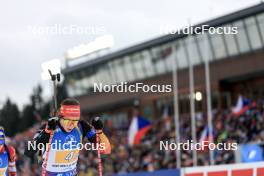 17.02.2024, Nove Mesto na Morave, Czechia (CZE): Vanessa Voigt (GER) - IBU World Championships Biathlon, relay women, Nove Mesto na Morave (CZE). www.nordicfocus.com. © Manzoni/NordicFocus. Every downloaded picture is fee-liable.