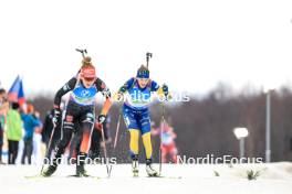 17.02.2024, Nove Mesto na Morave, Czechia (CZE): Linn Persson (SWE) - IBU World Championships Biathlon, relay women, Nove Mesto na Morave (CZE). www.nordicfocus.com. © Manzoni/NordicFocus. Every downloaded picture is fee-liable.