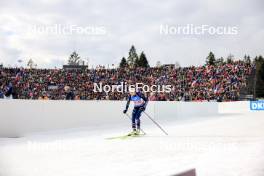 17.02.2024, Nove Mesto na Morave, Czechia (CZE): Lou Jeanmonnot (FRA) - IBU World Championships Biathlon, relay women, Nove Mesto na Morave (CZE). www.nordicfocus.com. © Manzoni/NordicFocus. Every downloaded picture is fee-liable.