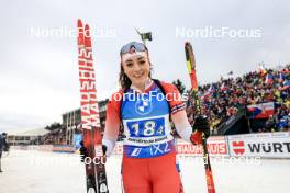 17.02.2024, Nove Mesto na Morave, Czechia (CZE): Emily Dickson (CAN) - IBU World Championships Biathlon, relay women, Nove Mesto na Morave (CZE). www.nordicfocus.com. © Manzoni/NordicFocus. Every downloaded picture is fee-liable.