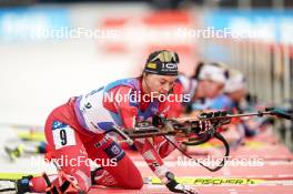 17.02.2024, Nove Mesto na Morave, Czechia (CZE): Anna Juppe (AUT) - IBU World Championships Biathlon, relay women, Nove Mesto na Morave (CZE). www.nordicfocus.com. © Thibaut/NordicFocus. Every downloaded picture is fee-liable.