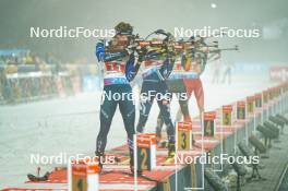 15.02.2024, Nove Mesto na Morave, Czechia (CZE): Campbell Wright (USA) - IBU World Championships Biathlon, single mixed relay, Nove Mesto na Morave (CZE). www.nordicfocus.com. © Thibaut/NordicFocus. Every downloaded picture is fee-liable.