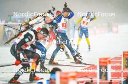15.02.2024, Nove Mesto na Morave, Czechia (CZE): Campbell Wright (USA) - IBU World Championships Biathlon, single mixed relay, Nove Mesto na Morave (CZE). www.nordicfocus.com. © Thibaut/NordicFocus. Every downloaded picture is fee-liable.