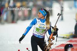 15.02.2024, Nove Mesto na Morave, Czechia (CZE): Lisa Vittozzi (ITA) - IBU World Championships Biathlon, single mixed relay, Nove Mesto na Morave (CZE). www.nordicfocus.com. © Thibaut/NordicFocus. Every downloaded picture is fee-liable.