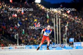 10.02.2024, Nove Mesto na Morave, Czechia (CZE): Adam Runnalls (CAN) - IBU World Championships Biathlon, sprint men, Nove Mesto na Morave (CZE). www.nordicfocus.com. © Manzoni/NordicFocus. Every downloaded picture is fee-liable.