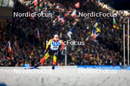 10.02.2024, Nove Mesto na Morave, Czechia (CZE): Thierry Langer (BEL) - IBU World Championships Biathlon, sprint men, Nove Mesto na Morave (CZE). www.nordicfocus.com. © Manzoni/NordicFocus. Every downloaded picture is fee-liable.