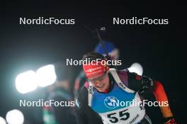 10.02.2024, Nove Mesto na Morave, Czechia (CZE): Philipp Horn (GER) - IBU World Championships Biathlon, sprint men, Nove Mesto na Morave (CZE). www.nordicfocus.com. © Thibaut/NordicFocus. Every downloaded picture is fee-liable.