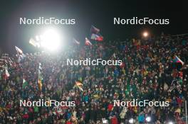 10.02.2024, Nove Mesto na Morave, Czechia (CZE): Event Feature: fans- IBU World Championships Biathlon, sprint men, Nove Mesto na Morave (CZE). www.nordicfocus.com. © Thibaut/NordicFocus. Every downloaded picture is fee-liable.
