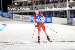 10.02.2024, Nove Mesto na Morave, Czechia (CZE): Christian Gow (CAN) - IBU World Championships Biathlon, sprint men, Nove Mesto na Morave (CZE). www.nordicfocus.com. © Manzoni/NordicFocus. Every downloaded picture is fee-liable.