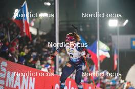 09.02.2024, Nove Mesto na Morave, Czechia (CZE): Karoline Offigstad Knotten (NOR) - IBU World Championships Biathlon, sprint women, Nove Mesto na Morave (CZE). www.nordicfocus.com. © Thibaut/NordicFocus. Every downloaded picture is fee-liable.