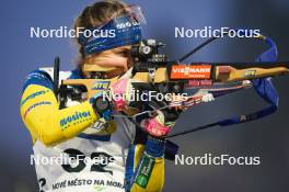 09.02.2024, Nove Mesto na Morave, Czechia (CZE): Anna Magnusson (SWE) - IBU World Championships Biathlon, sprint women, Nove Mesto na Morave (CZE). www.nordicfocus.com. © Thibaut/NordicFocus. Every downloaded picture is fee-liable.