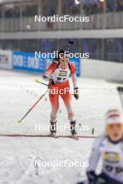 09.02.2024, Nove Mesto na Morave, Czechia (CZE): Emily Dickson (CAN) - IBU World Championships Biathlon, sprint women, Nove Mesto na Morave (CZE). www.nordicfocus.com. © Manzoni/NordicFocus. Every downloaded picture is fee-liable.