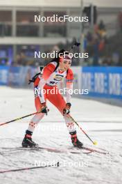 09.02.2024, Nove Mesto na Morave, Czechia (CZE): Emily Dickson (CAN) - IBU World Championships Biathlon, sprint women, Nove Mesto na Morave (CZE). www.nordicfocus.com. © Manzoni/NordicFocus. Every downloaded picture is fee-liable.