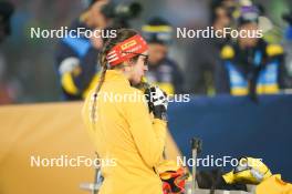 09.02.2024, Nove Mesto na Morave, Czechia (CZE): Vanessa Voigt (GER) - IBU World Championships Biathlon, sprint women, Nove Mesto na Morave (CZE). www.nordicfocus.com. © Thibaut/NordicFocus. Every downloaded picture is fee-liable.