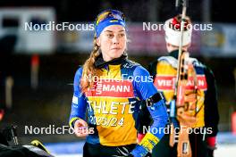 08.02.2024, Nove Mesto na Morave, Czechia (CZE): Khrystyna Dmytrenko (UKR) - IBU World Championships Biathlon, training, Nove Mesto na Morave (CZE). www.nordicfocus.com. © Thibaut/NordicFocus. Every downloaded picture is fee-liable.