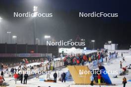 08.02.2024, Nove Mesto na Morave, Czechia (CZE): Undefined athletes compete at the shooting range - IBU World Championships Biathlon, training, Nove Mesto na Morave (CZE). www.nordicfocus.com. © Manzoni/NordicFocus. Every downloaded picture is fee-liable.