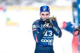 01.01.2024, Toblach, Italy (ITA): Jules Chappaz (FRA) - FIS world cup cross-country, tour de ski, pursuit, Toblach (ITA). www.nordicfocus.com. © Modica/NordicFocus. Every downloaded picture is fee-liable.