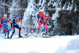 01.01.2024, Toblach, Italy (ITA): Heidi Weng (NOR) - FIS world cup cross-country, tour de ski, pursuit, Toblach (ITA). www.nordicfocus.com. © Modica/NordicFocus. Every downloaded picture is fee-liable.